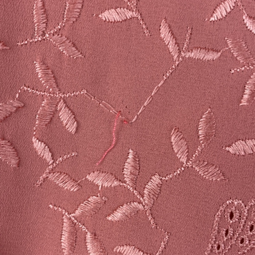 Beautiful Vintage Rose Colored Rae Hepburn Blouse- Size Med - Picture 11 of 12